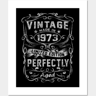 Vintage 1973 Perfectly 47th Birthday Gifts 47 Years Old Posters and Art